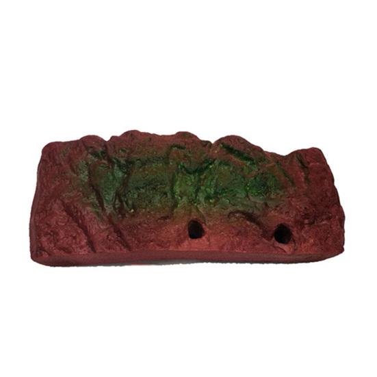 1 Set Tortoise Terrace Floating Island Design Simple Installing Bakelite Amphibian Climbing Platform for Fish Bowl
