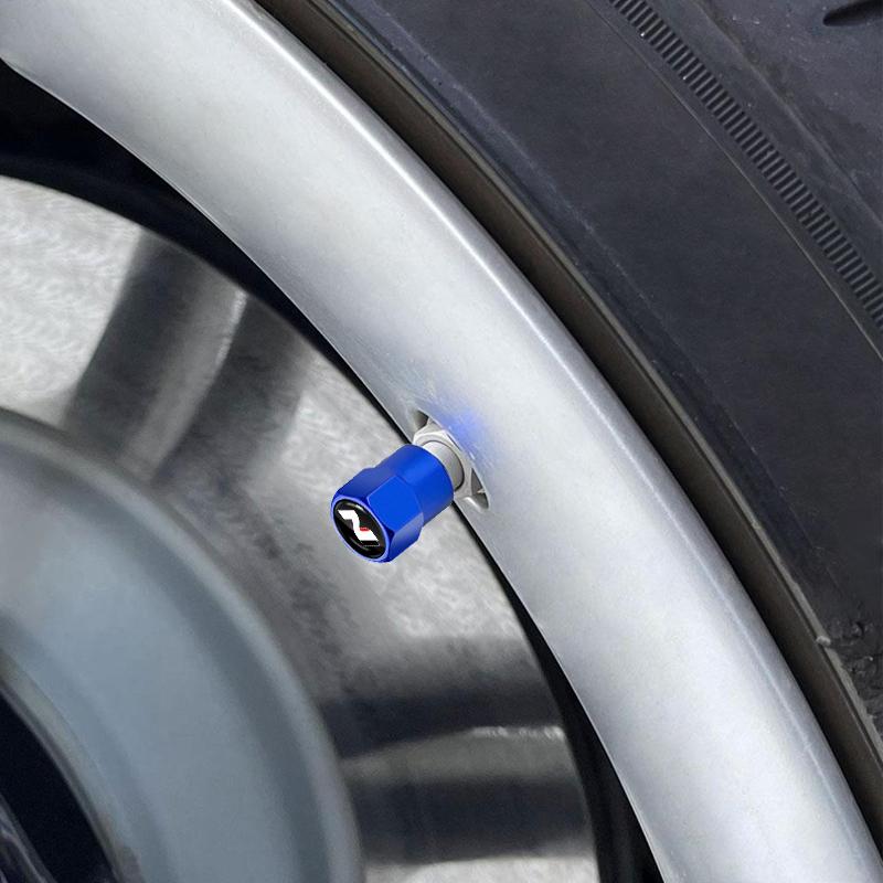 4Pcs Car Valve Caps Wheel Tires Air Tyre Stem Protective Cover For Hyundai N Line Nline I20 I30 Tucson Sonata Elantra Veloster TT66