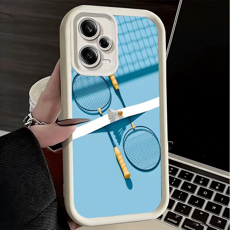 Badminton Sport Soft Phone Case for Xiaomi Redmi Note 15 14 13 12 11 Pro Plus 10S 11S 4G 11T 5G Shell Silicone Funda