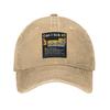 Can I Lick It Periodic Table Washed Denim Cap Casual Baseball Caps Adjustable Hat Summer Unisex Baseball Hats