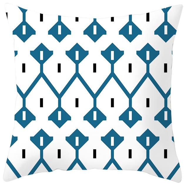 Ethnic Style Four-color Geometric Pillow Cover Car Sofa Pillow Cushion Cover