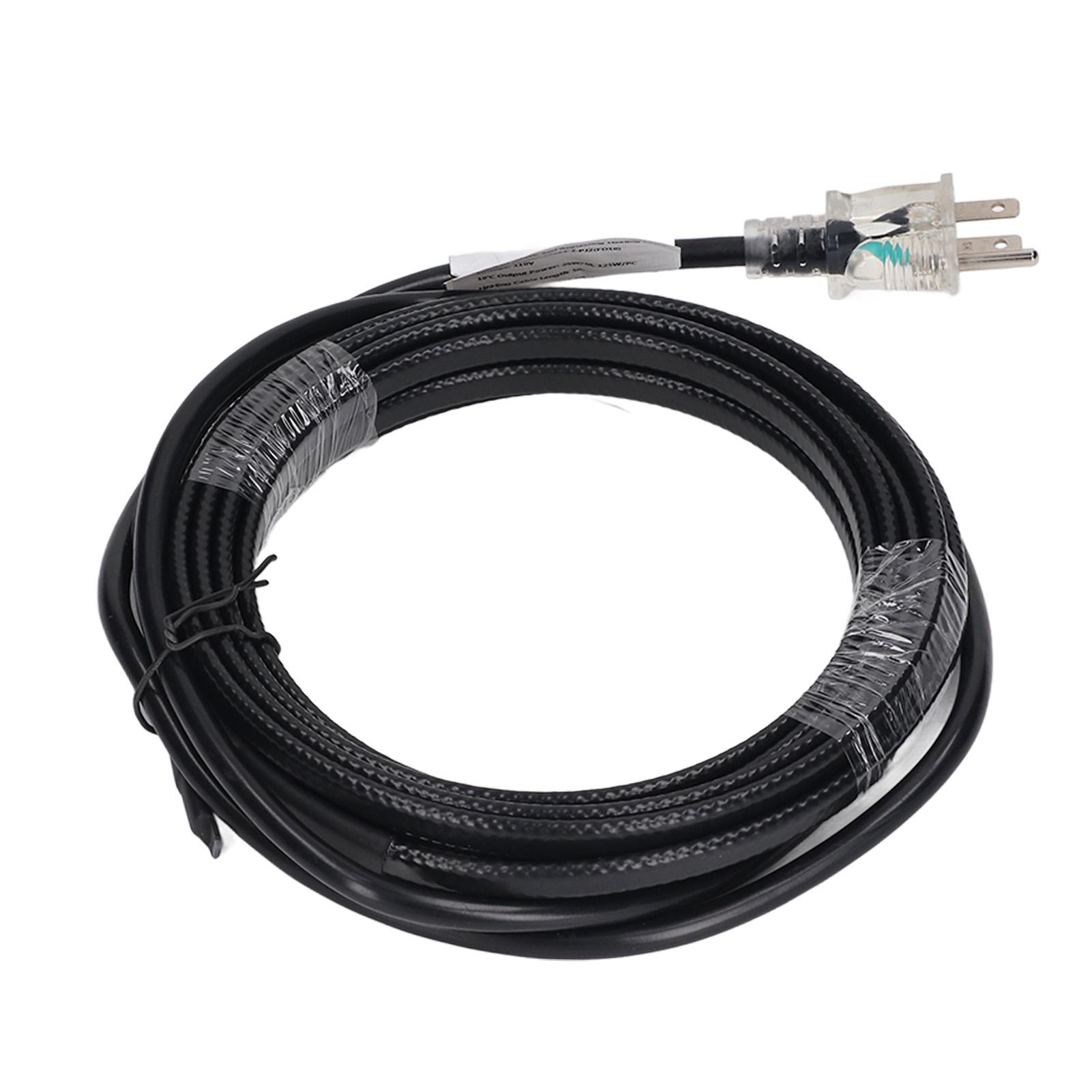 

Нагрівальний кабель для водопровідної труби Швидкий підйом температури Водонепроникний IP68 Електрична нагрівальна стрічка для труб 5 M/16.40 FT