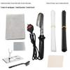Electric Bumper Repair Kit for Front & Rear Bumpers - Soldering Iron, Mesh, PP Plastic Glue, and Welding Strips.