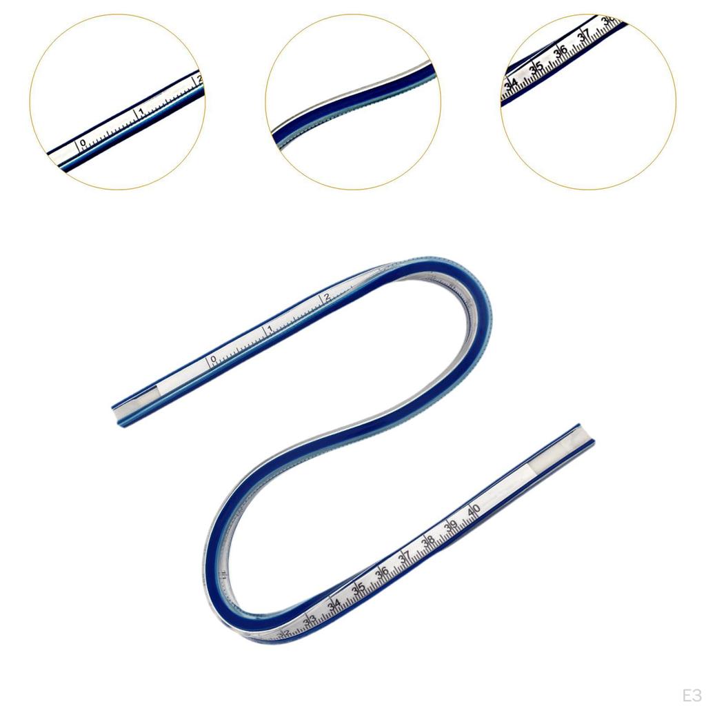 Curved Ruler for Crafting And Design Projects
