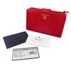 Zip Around Safiano Wallet Leather Red Women Used