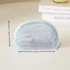 1 3Pcs Makeup Bag Mesh Handbag Portable Cosmetic Organizer Zipper Storage Pouch for Travel Purse and Lipstick