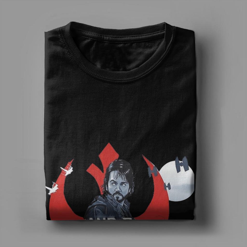 Funny The Best Andor T-Shirts for Men Crew Neck Pure Cotton T Shirt Short Sleeve Tees Summer Clothing