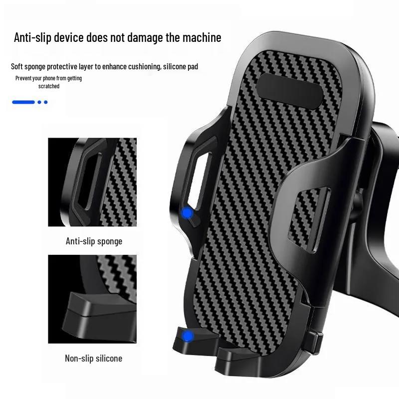Universal Car Multi-Function Phone Holder with Suction Cup & Air Vent Mount