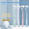 New Soft S-shaped Toothbrush Massage Oral Care Vertical Toothbrush Tongue Coating Cleaning Interdental Brush Adults