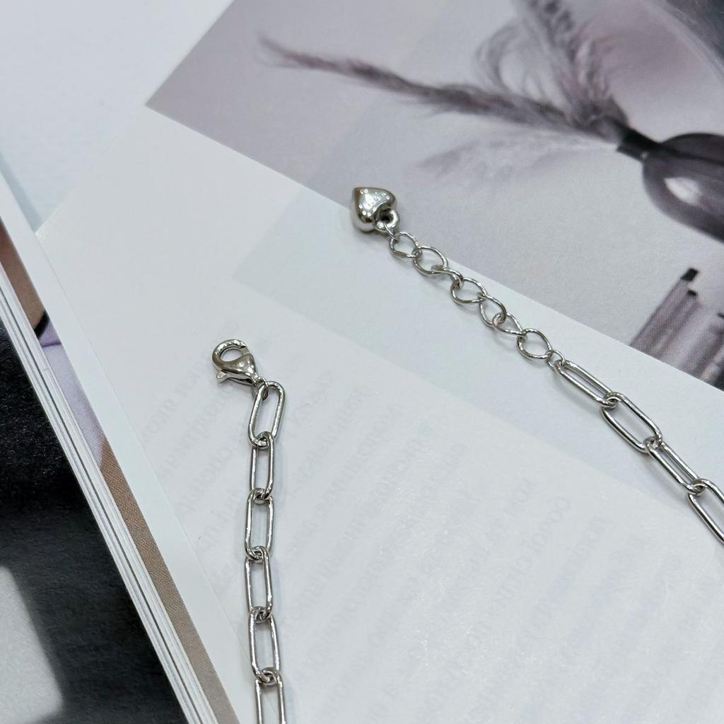 Silver Bracelet with Natural Pearls, Product Weight 3.69 G (2172796)