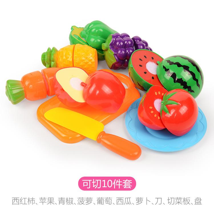 3-6 Years Old Child Vegetables And Fruits Children'S Kitchen Toys Set Puzzle Early Education Children'S Play House Toys Girl Toy