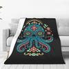 Sugar Cthulhu Blanket Lightweight Flannel Sofa Throw Blanket for Home Bedroom Office Throws Bedspread Quilt
