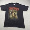 Vintage Guns N’ Roses Band T-Shirt Adult M Black Fader Metal Rock Band Tee Y2K