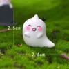 3D Halloween Small Ornaments Cute Ghost Candlestick Ornaments Halloween Ghost Tombstone  Outdoor