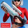Electric Water Guns For Adults Powerful Squirt Automatic Water Suction Water Blasters Summer Outdoor Beach Toy For Boys Kid Gift