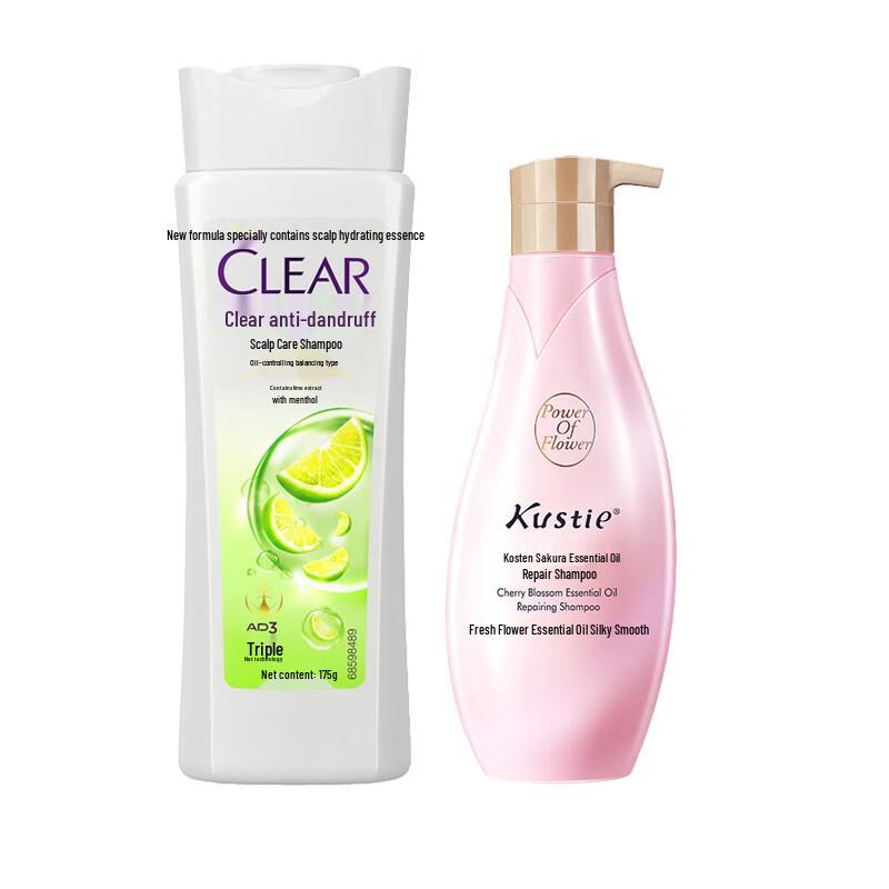 

Clear Women s Oil Control & Kose Softymo Sakura Repair Shampoo Bundle