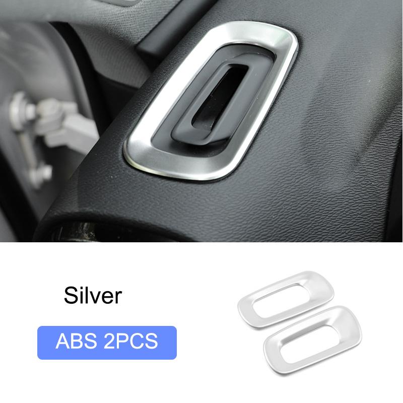 For volvo XC40 C40 EX40 2019-2025 Car Styling Interior Accessories Central Console Decoration Frame Cover Trim Silver Sticker