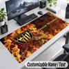 Custom Name Text Mouse Pad Athletic Bilbao FC Personalized Desk Pad For Work And Gaming