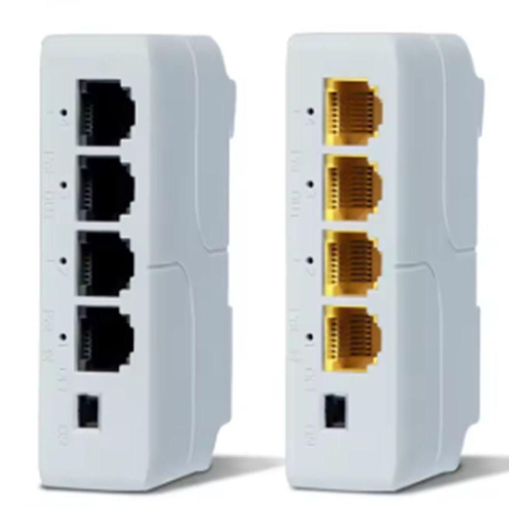 Industrial Network Switch Repeater 4 Port PoE Repeater for IP Port Transmission Extender