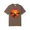 Sunset Kayak Vibes T-shirt | Retro Outdoor Lake Scene