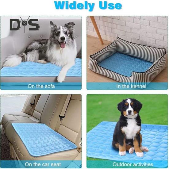 Chladící podložka pro psy Netoxická samochladící podložka Snadné čištění Omyvatelná Ekologická podložka pro domácí mazlíčky Ledová letní chladicí podložka pro kočky Psy