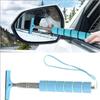 Car Accessories Car Rearview Mirror Wiper Stainless Steel Telescopic Wiper Glass Defogger Wiper Cleaning Car Wiper Blade
