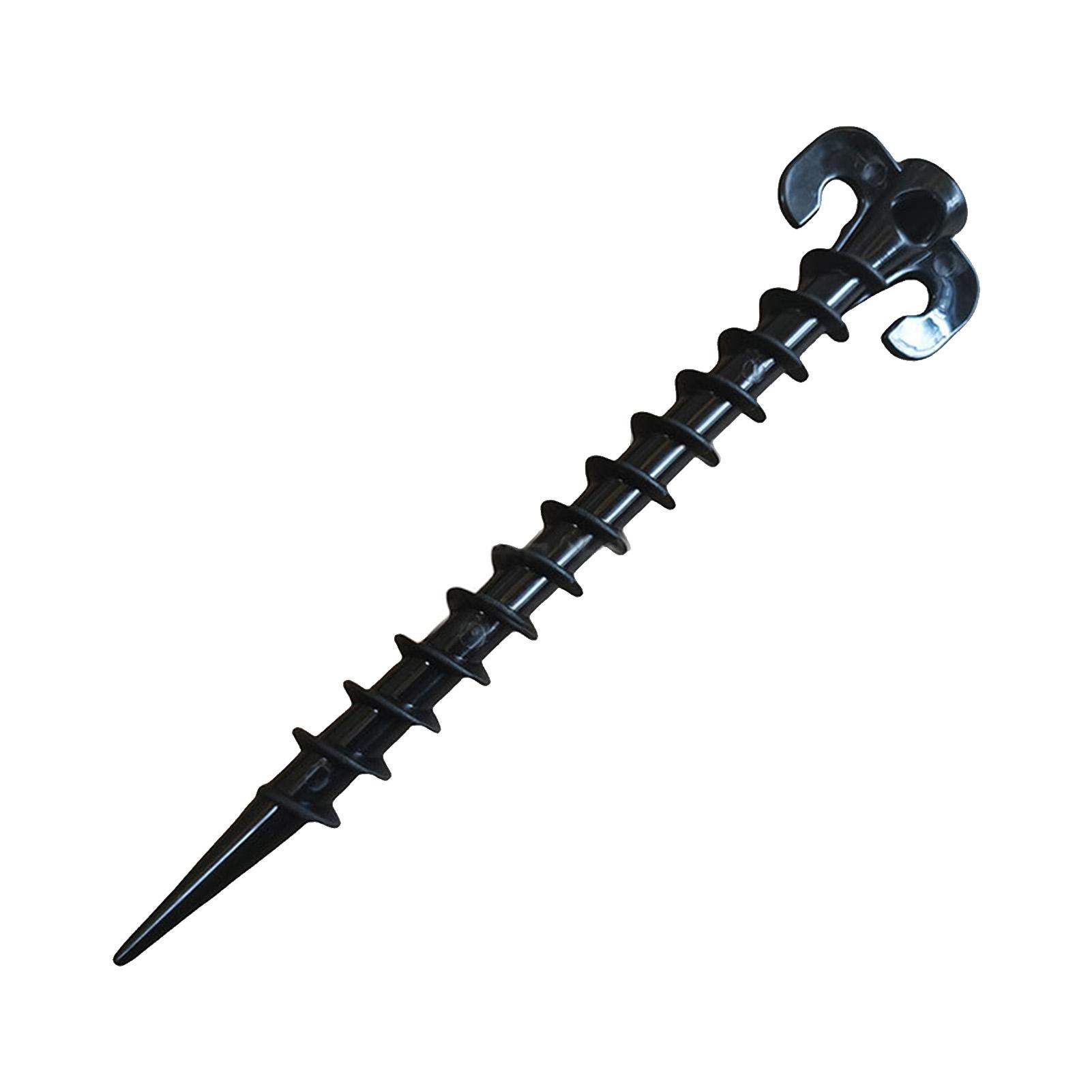 Heavy Duty Camping Tent Stakes Easy to Use Screw Shape Tent Stakes Essential Gear Suitable for Groundsheets Tarps