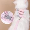 Cat Product Pet Traction New Cute Pattern Comfortable Dog Cat Collar Adjustable Long Strip Pet Harness Belt