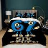2/3pcs Catoon Duvet Cover Set Funny 67 Six Seven Meme Bedding Set Bedroom Decoration Single Twin Full Size Adult Boys