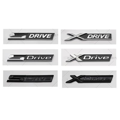 3D ABS Samochód XDrive SDrive Logo Emblemat Odznaka Tylna Klapa Bagażnika Naklejka Boczne Naklejki na Błotnik Dla Serii 3 4 5 6 7 X1 X3 X5 X6 M3