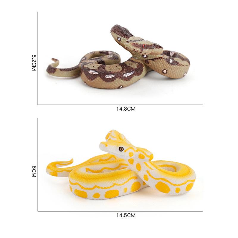 Halloween Realistic Simulation Snake Model Scary Rubber Snakes Tricky Pranks Toys Horror Toy For Party Event Gag Gifts