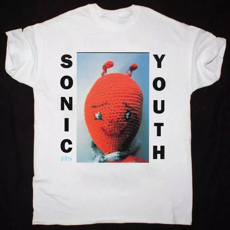 NEW Sonic Youth Dirty Gift For Fan Short Sleeve White All Size Shirt