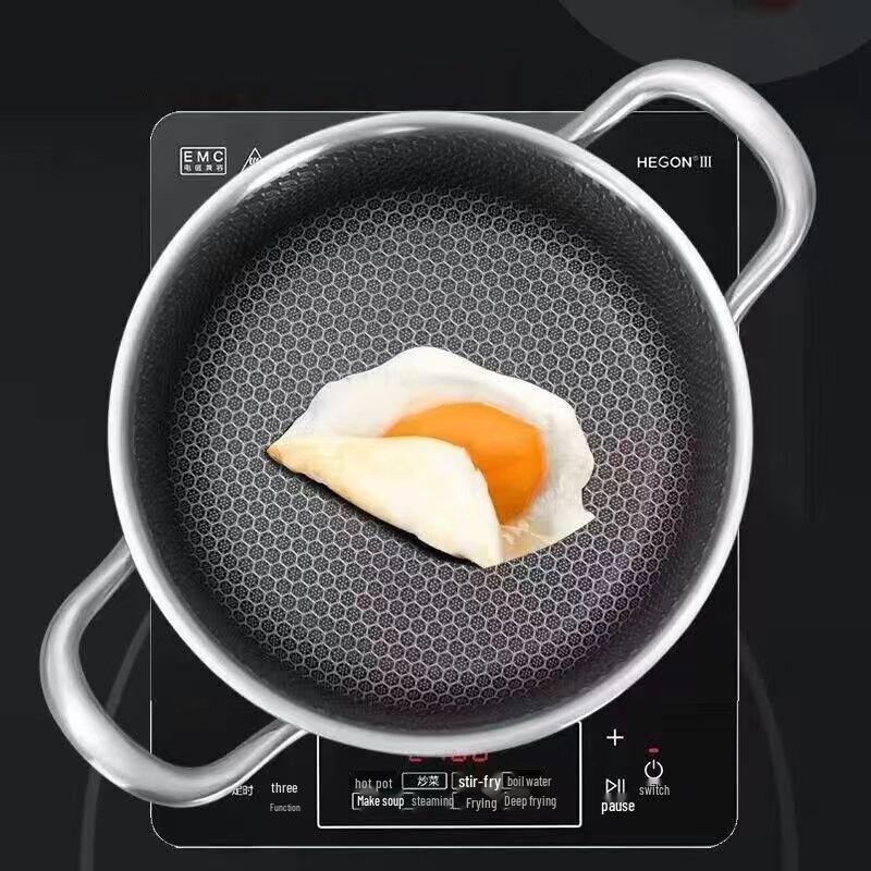 Wutuo Honeycomb Stainless Steel Multi-Purpose Pot 24cm
