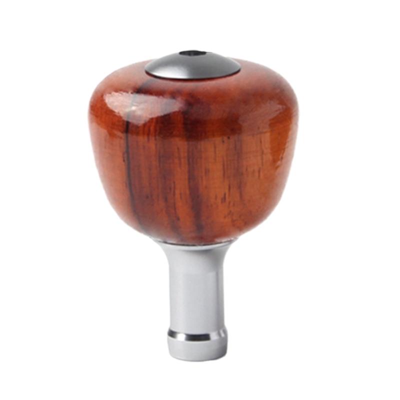 Fishing Rocker Fishing Reel Part Rocker Arm Solid Wood Fishing Reel Handle Arm Knob Fishing Reel Handle Knob Replacement