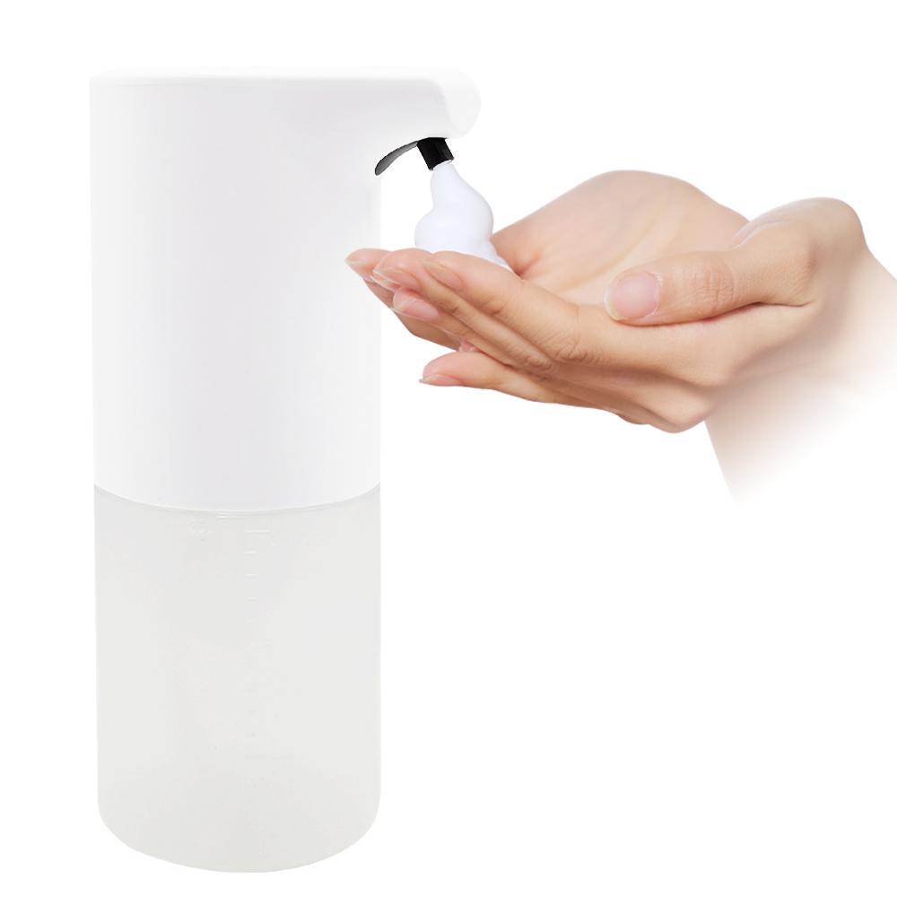 Hotel Rechargeable ABS Plastic Hand Sensor Touchless Dish Foam Automatic Liquid Soap Dispenser Refillable Bottle USB Charging