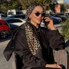 Women Silk Lady Summer Beach Scarf Luxury Design Print Shawl Scarves Fashion Smooth Foulard Female Hijab