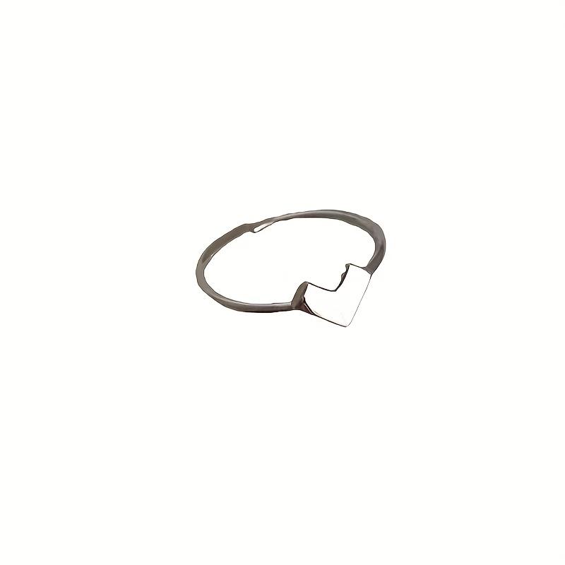 Love Opening Ring, Unisex, Personalized, Exquisite, Fashionable and Versatile, Suitable for Men's and Women's Jewelry, Rings and Jewelry