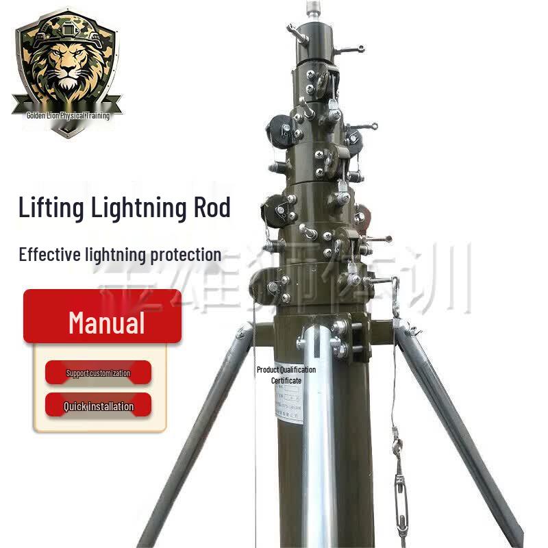Golden Lion Portable Telescopic Lightning Rod