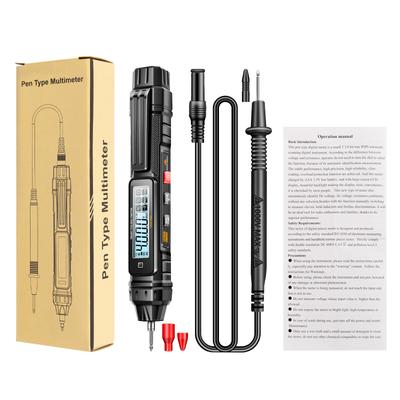 Pen Type Digital Multimeter Electrical Tester with NCV- Voltmeter Ohmmeter Live Line Digital Testers with Flashlight