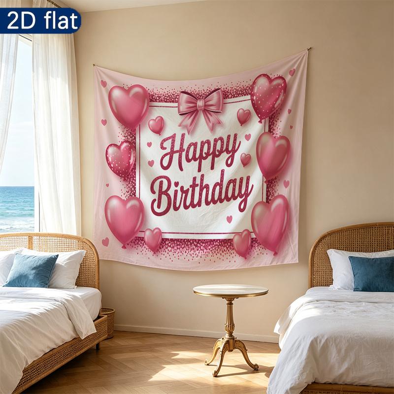 Glitter Birthday Backdrop 1pc - Studio Photo Prop