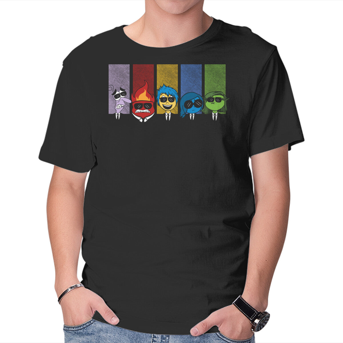 Unisex Crew Neck T-Shirt Inside Dogs Graphic Short Sleeve Casual Tee XXXXL