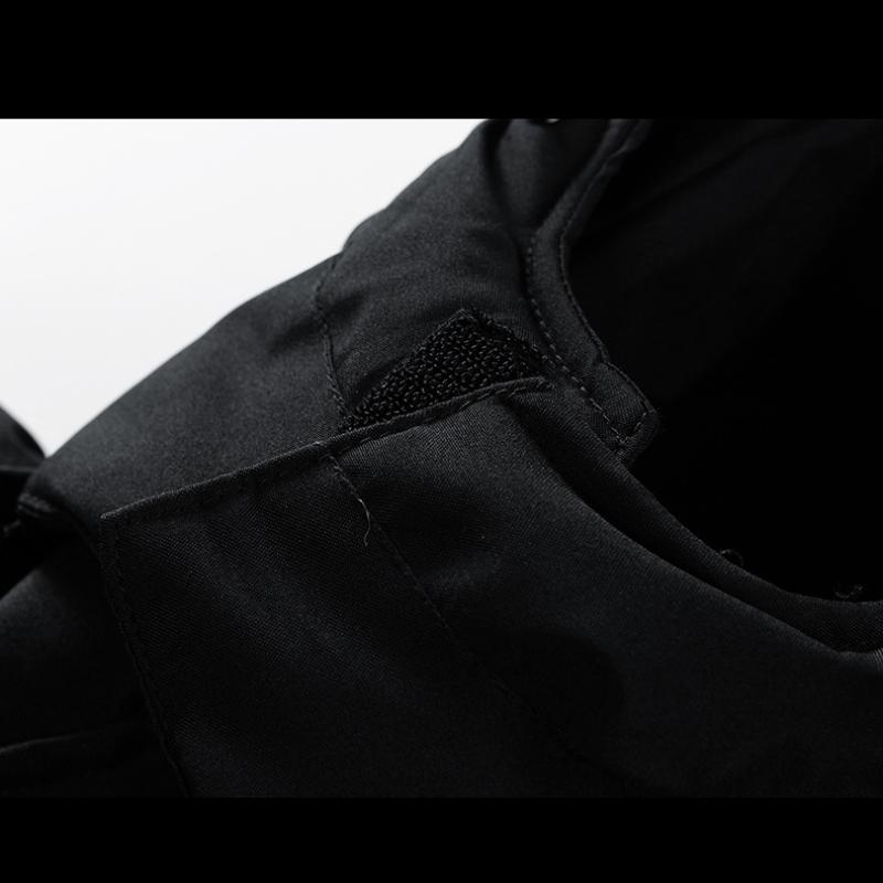 Ανδρικό Φθινοπωρινό Χειμερινό Γιλέκο Μεγάλο Μέγεθος με Αποσπώμενη Κουκούλα Αθλητικό Βαμβακερό Μπουφάν Γιλέκο από Μαλλί Αρνιού Μπουφάν Μεγάλο Μέγεθος Ανδρικά Ρούχα