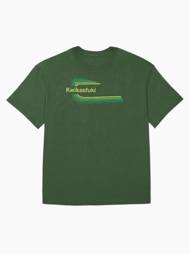 Cross Road Kwikasfuki - Seventies Green Oversized Unisex T-Shirt