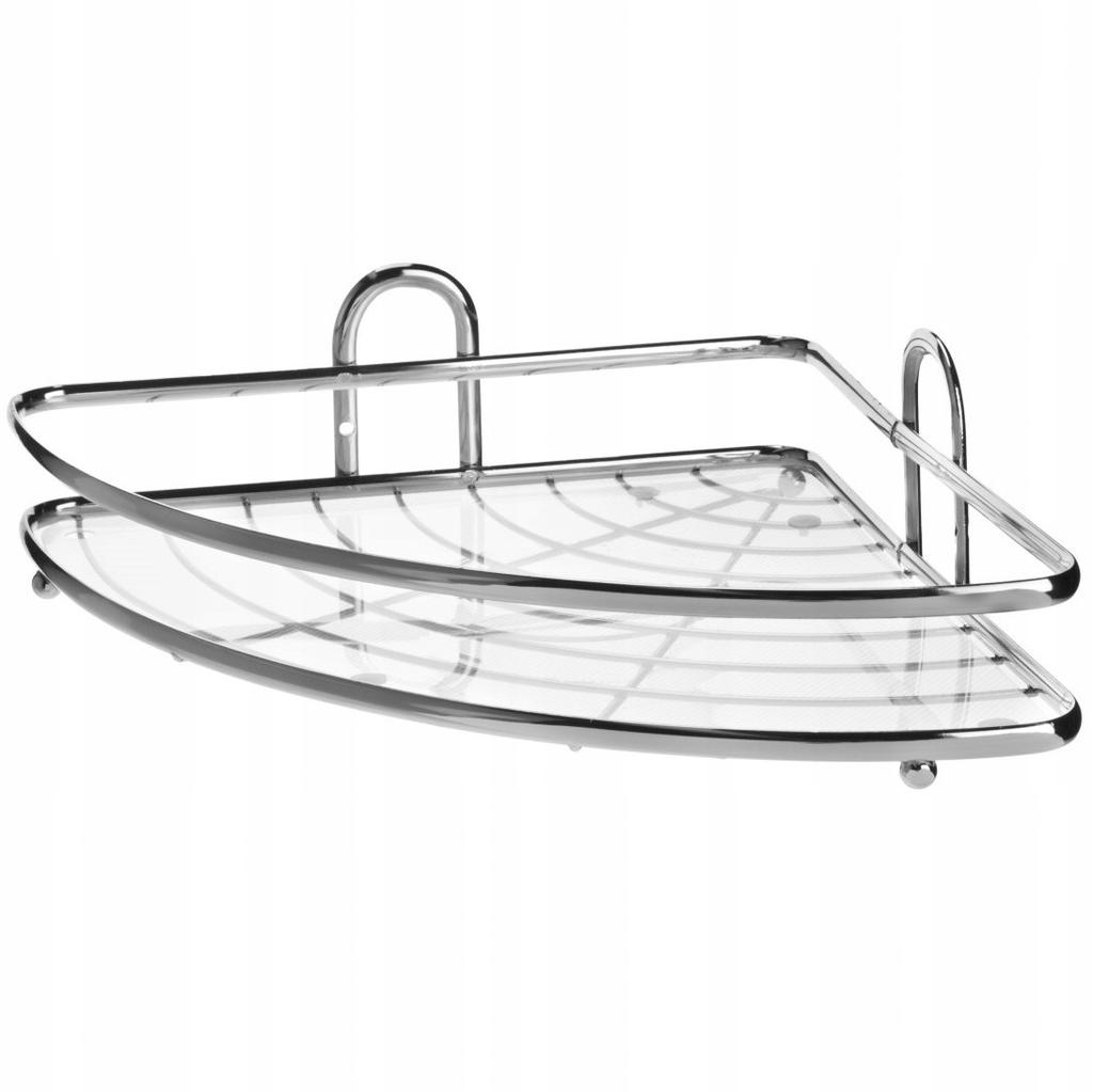 Blanca corner bathroom shower shelf chrome