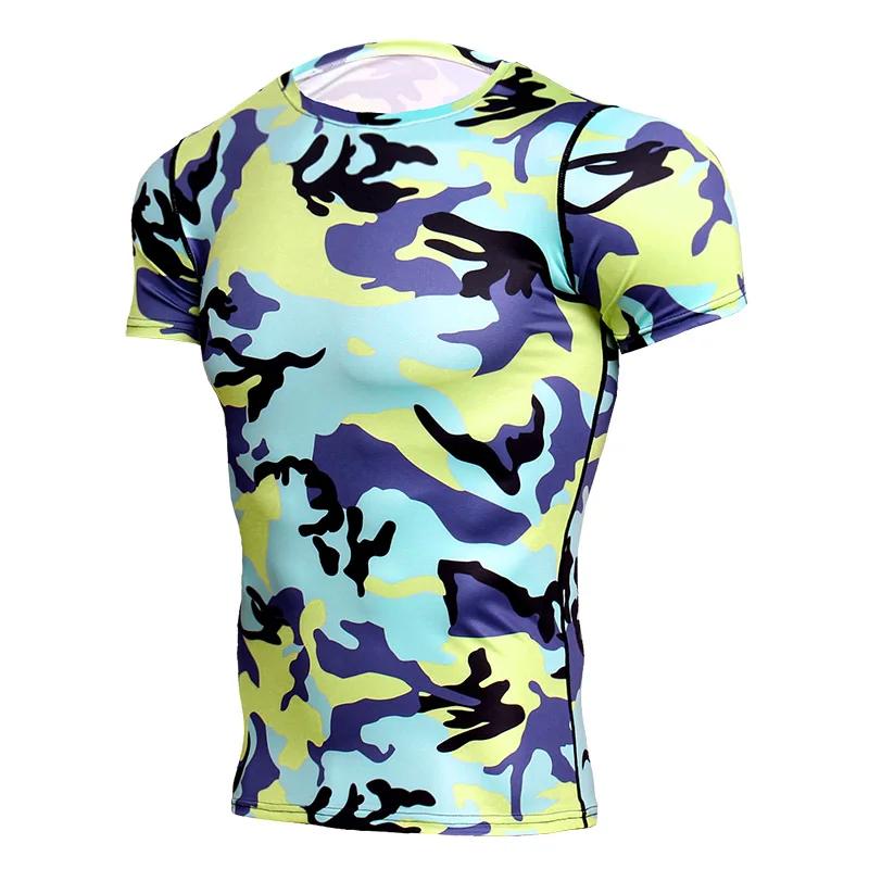 Camouflage 3D Printed T-Shirts Men Women Sports Casual Fashion Streetwear Oversized Short Sleeve T Shirt Male Tees Tops Clothing