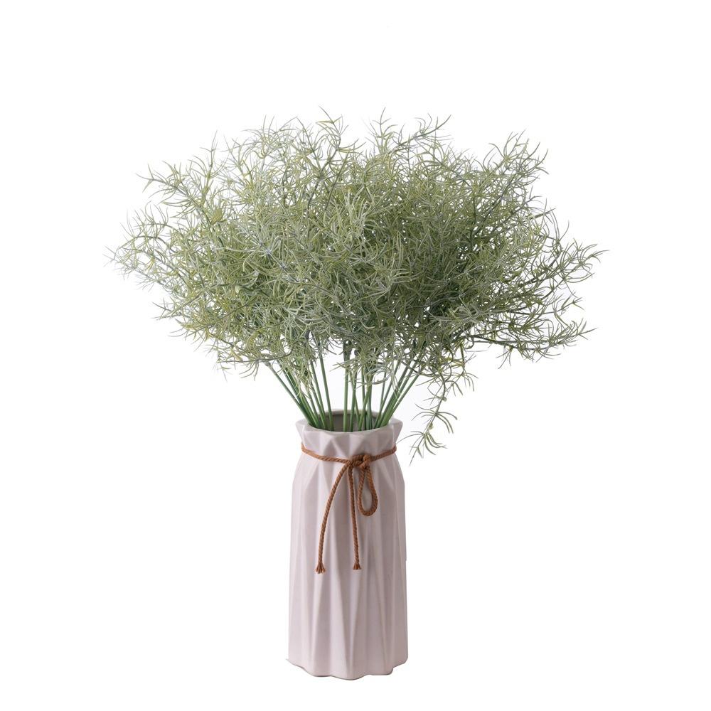 18pcs Faux Rosemary Plants - Artificial Green Shrub Plants for Farmhouse, Garden, Porch, Patio, and Wedding Decorations, Perfect for Reunion Occasions