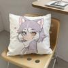 1pc Domestic Dog (Mixed-Breed) Kemono Friends Pillow Case Fashion Square Pillowcase Bedroom Sofa Room Ins Decoration Leisure
