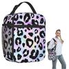 Colorful Wild Leopard Skin Animal Pattern Insulated Lunch Bag for Women Children Portable Food Boxes Thermal Lunch Box Tote