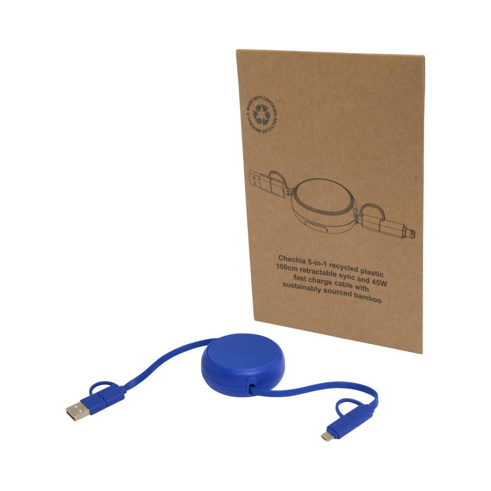 Cablu Conector Retractabil Alasia Aluminiu 5 în 1