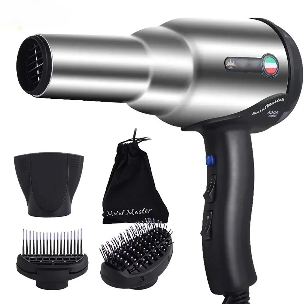 220V Professional 17000RPM Powerful Blow Dryer Ionic Hair Dryer Fast Drying Negative Ions Barber/Salon Styling Tools Hair Care